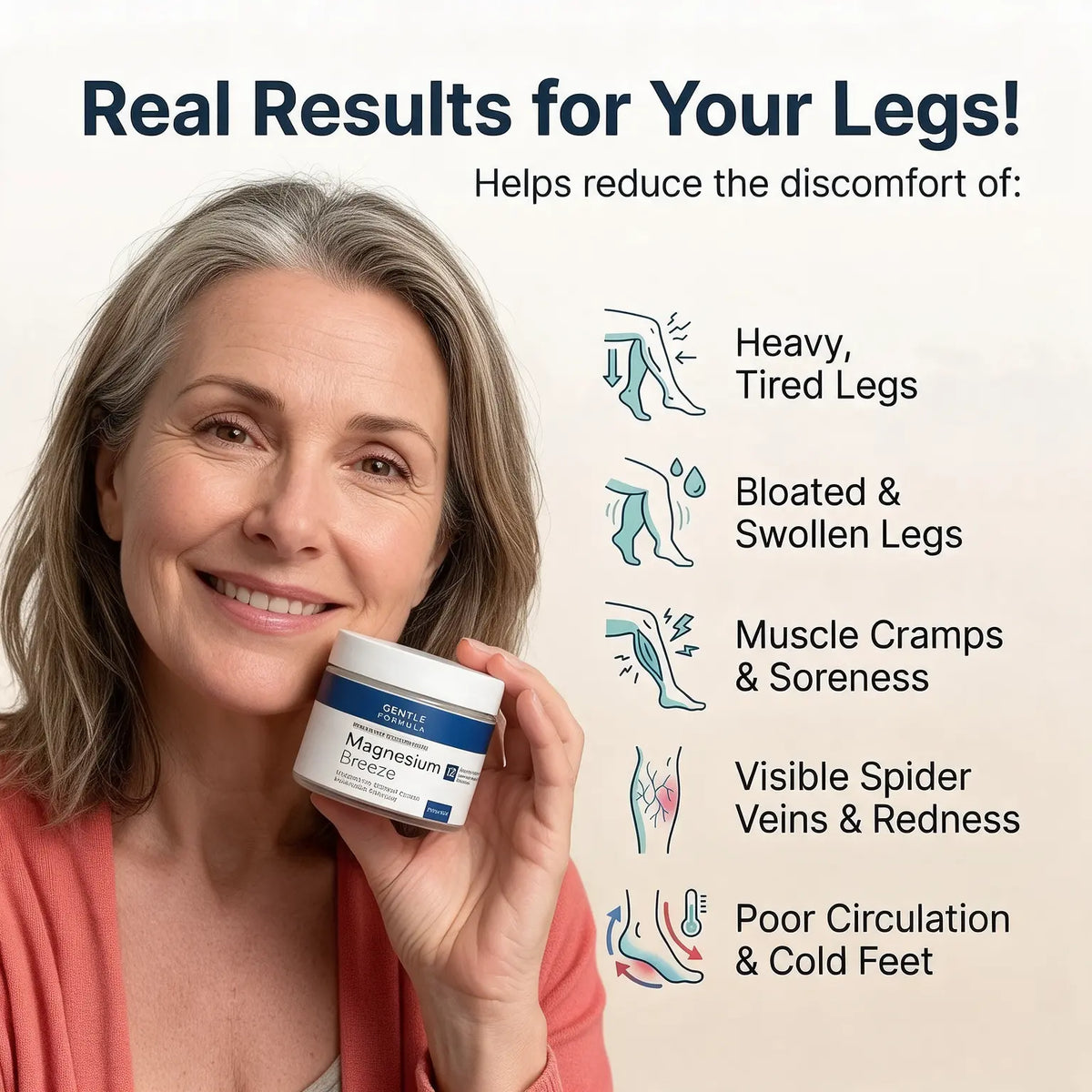 Magnesium Breeze — Cooling Leg Relief Cream
